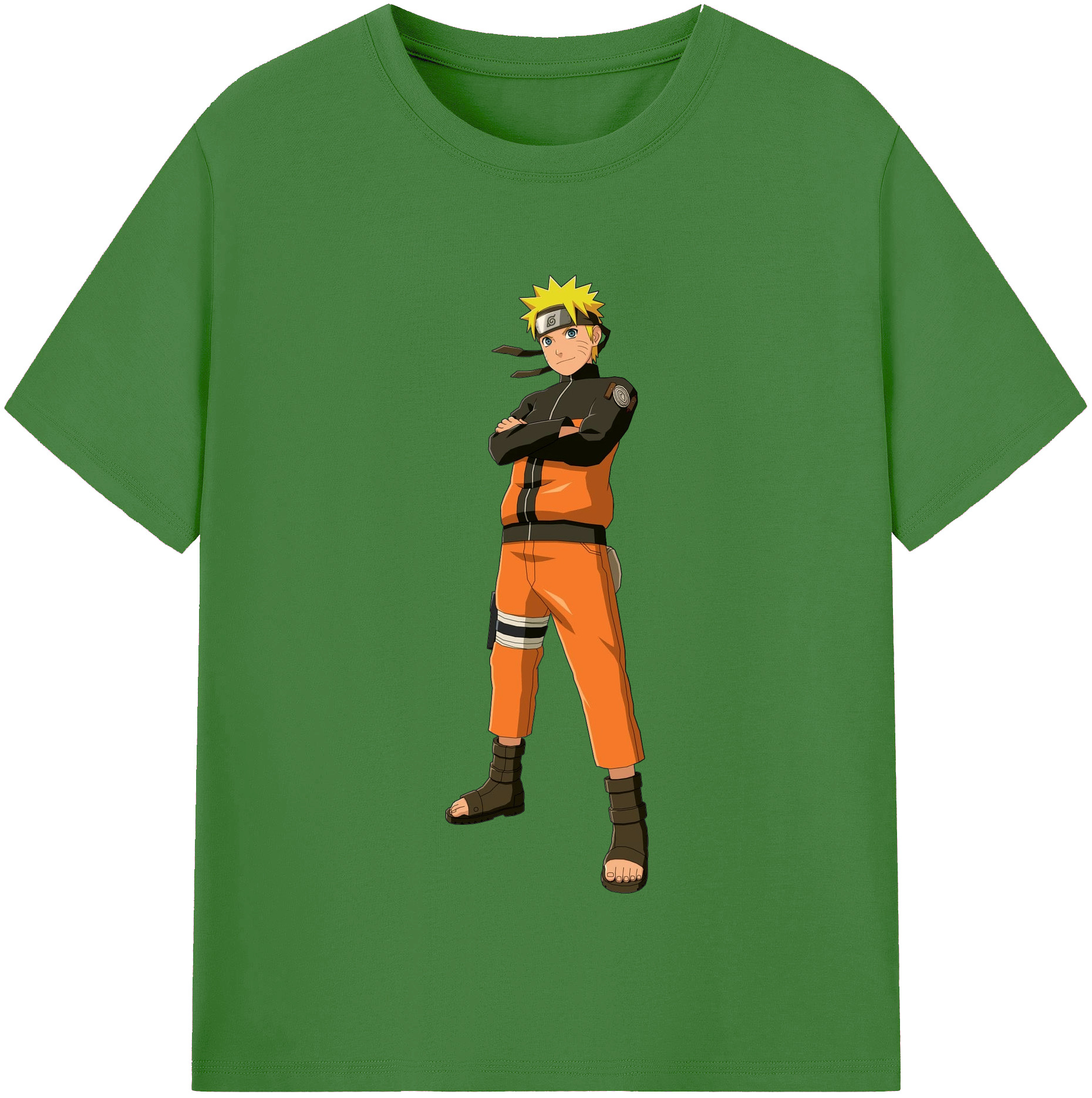 NARUTO -ナルト- うずまき ナルト Uzumaki Naruto レディースカジュアルプリントTシャツ（綿100％）
